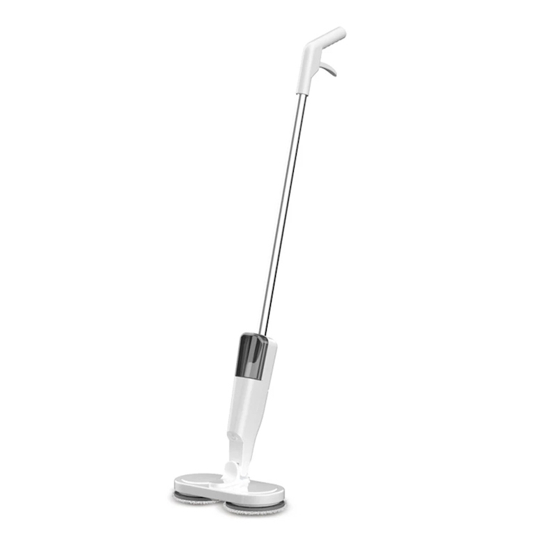 Home usb rechargeable cordless mopping cleaner water tank spray steam wet dry automatic spin floor mop machine