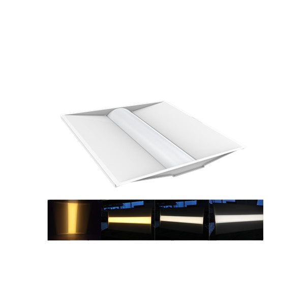 ETL DLC CCT & Watt Tunable Troffer Light Led