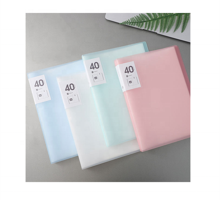 Document Transparent Clear Display Book Clip Dividers Fashion Clear Document File Folder