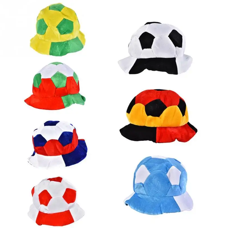 Soccer Shape Football Fan Hat Accessories Carnival Hat Cheering Hat For Football Fans And Sports Party