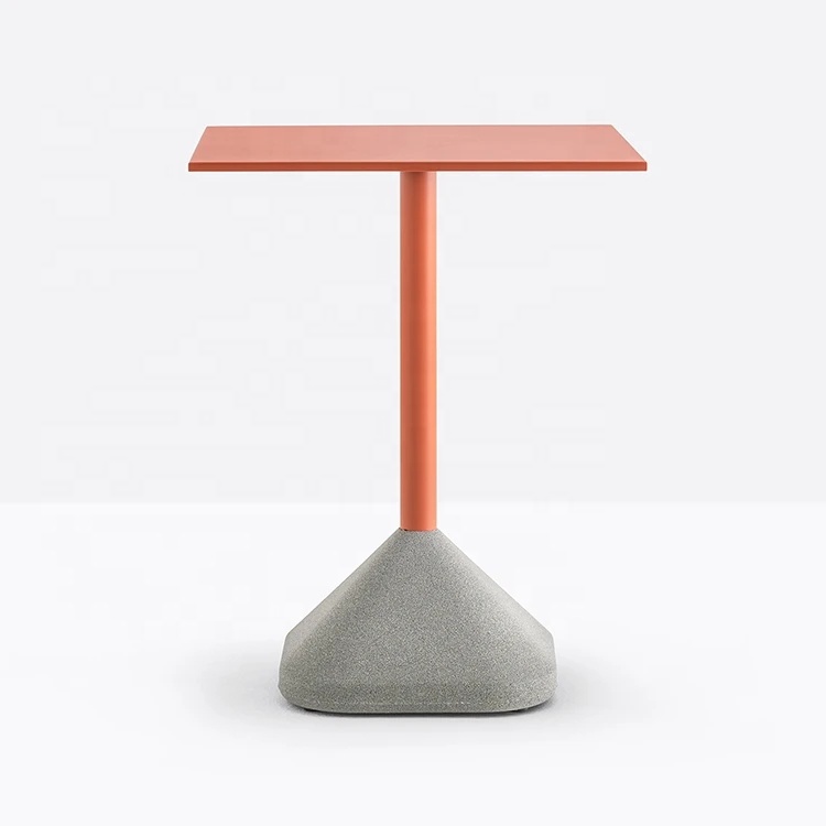 (SP-AT437) Modern customizable coffee shop furniture design square restaurant table for dining