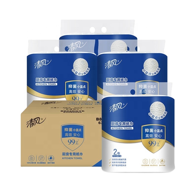 Factory Direct Sale high quality oil cleaning paper towel roll kitchen jumbo tissue