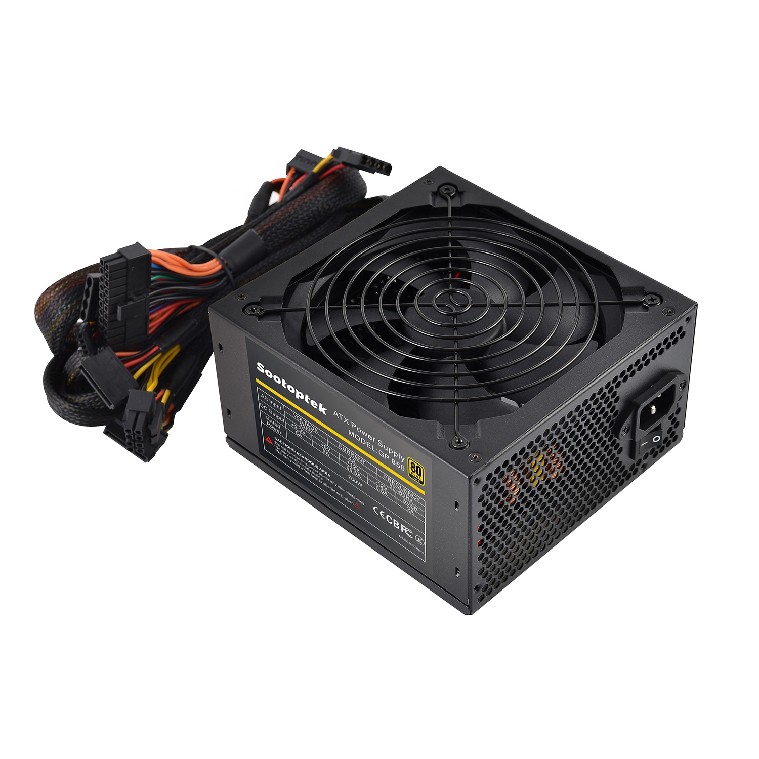Полностью модульный блок питания ATX 600 Вт 80 плюс Бронзовый Лидер продаж импульсный источник питания ввода/вывода APFC полное напряжение OEM для настольного компьютера