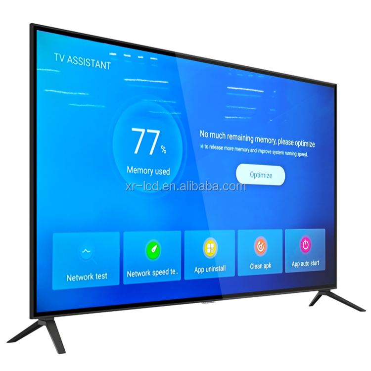 Фабрика телевизор 55 65-75-85 100 дюймов смарт-ТВ 2K/ 4k UHd Android Телевизор со светодиодной подсветкой панель