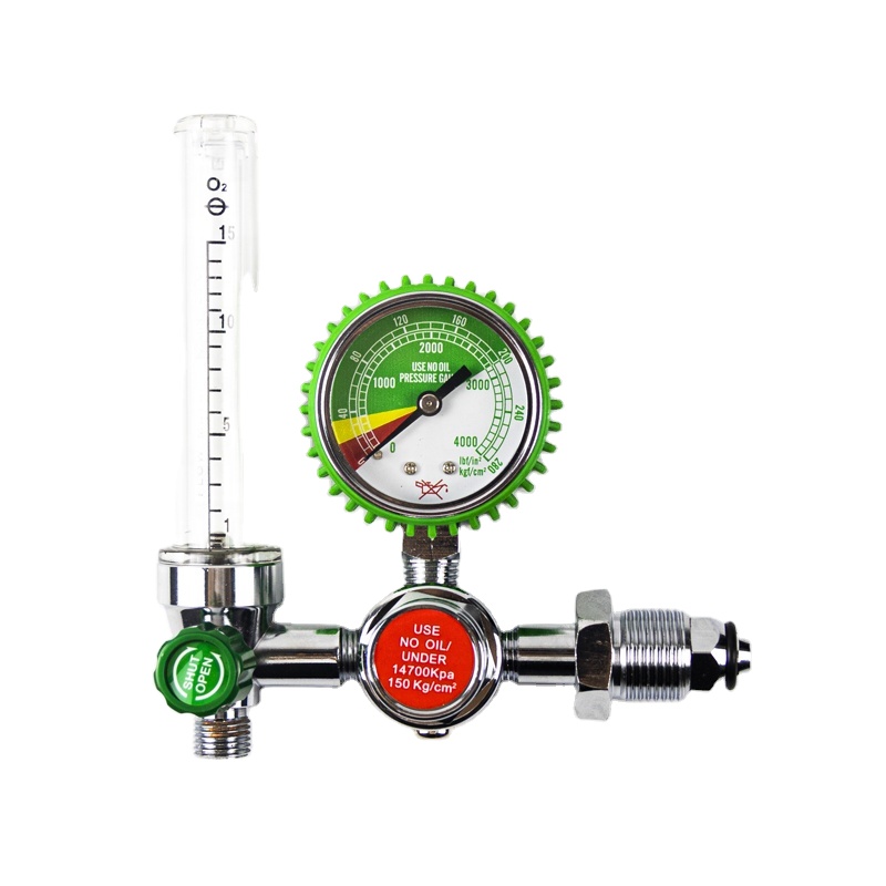 Hospital Medical Bull Nose Oxygen Flow Meter Regulator Pressure Regulator