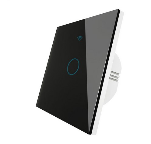 Wi-Fi RF433 передатчик, настенная панель, умная стеклянная панель, сенсорный переключатель, 1/2/3 клавиши, переключатель дистанционного управления, работает с Alexa, Google Home