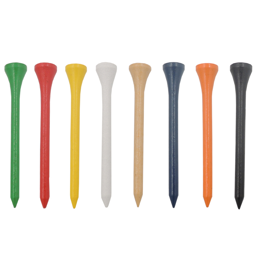 42mm/54mm/83mm Custom Logo Professional Wooden Bamboo Golf Tees
