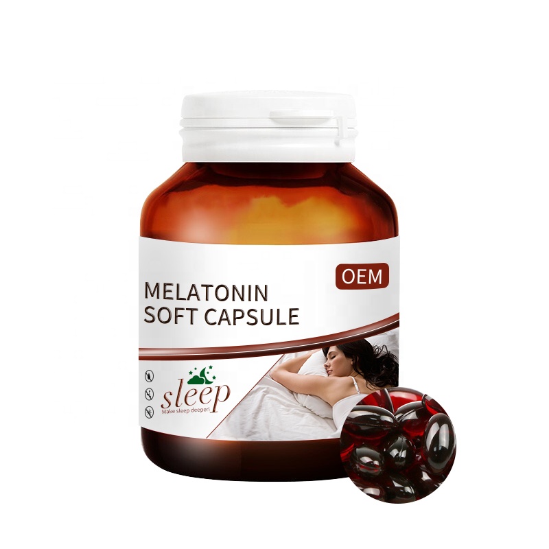 OEM helps improve sleep quality with melatonin soft capsules
