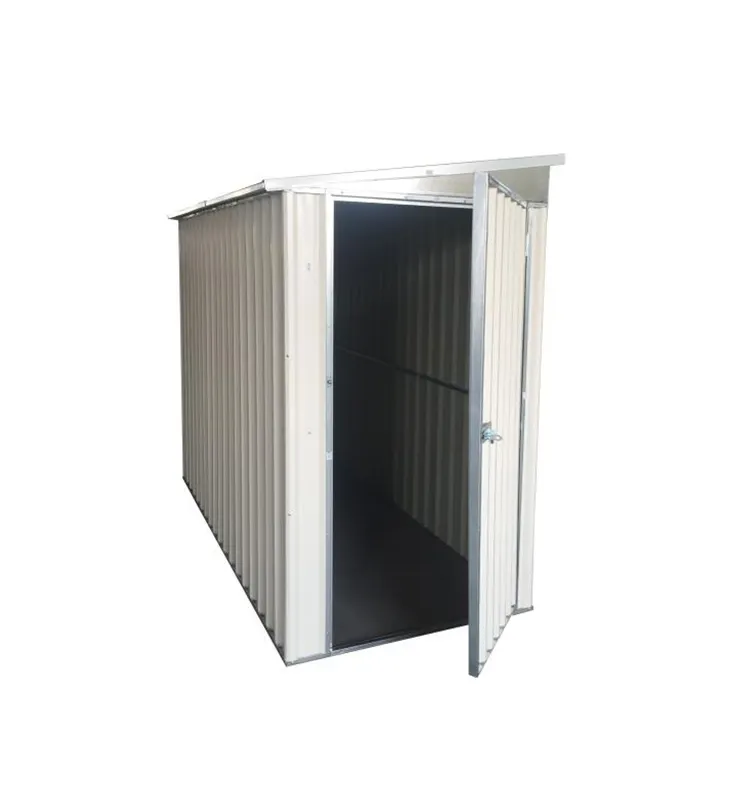 R easy assembly metal storage shed 4'x8'ft