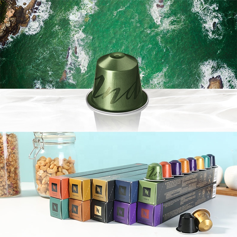 Пищевая кофемашина nespresso высшего качества, пустые капсулы, совместимые с Nespresso
