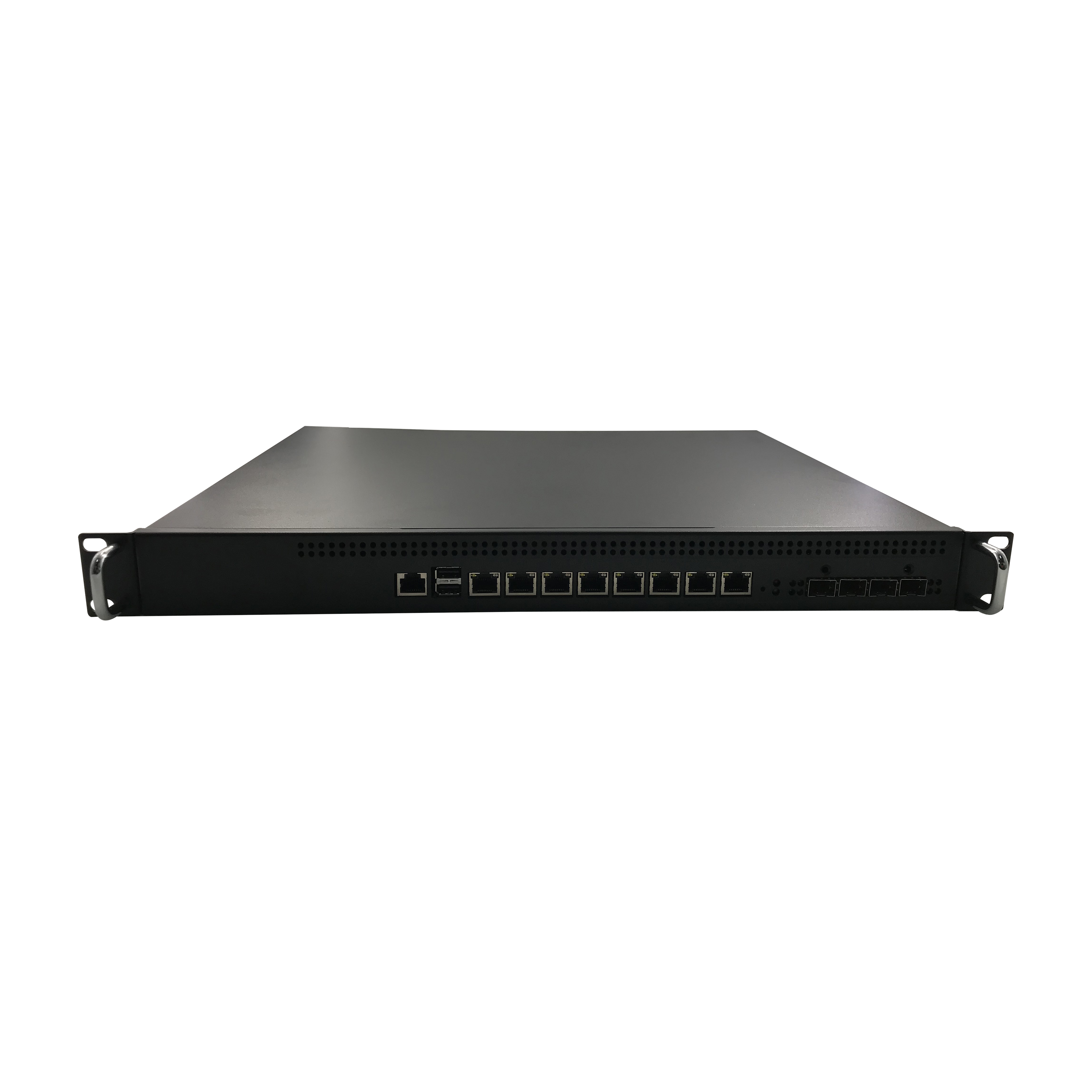 1U 8 LAN H87 LGA1150 Intel Core i3/i5/i7 промышленное устройство с 8 * Intel 82574L GbE Ethernet карты, 4 x GbE/10GbE SFP