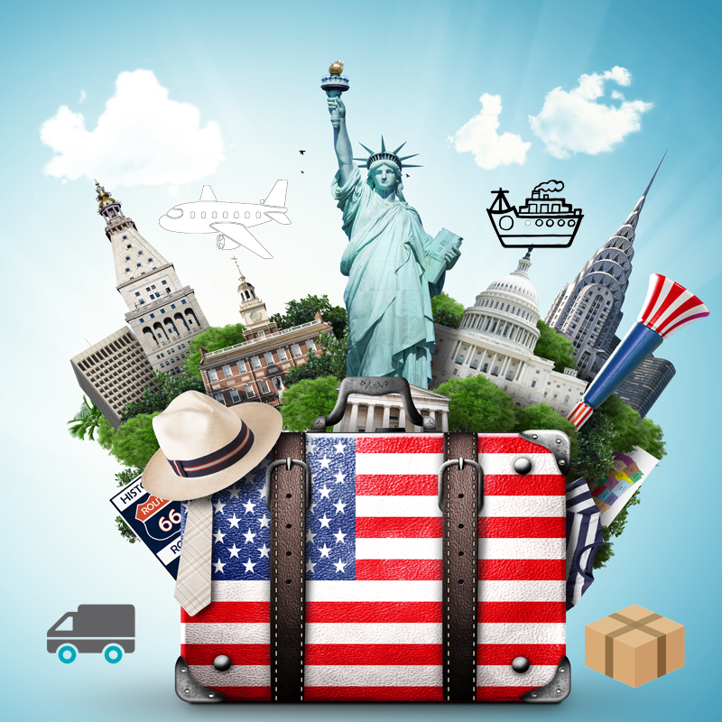DDP DDU door to door customs clearance service air freight usa shipping rates