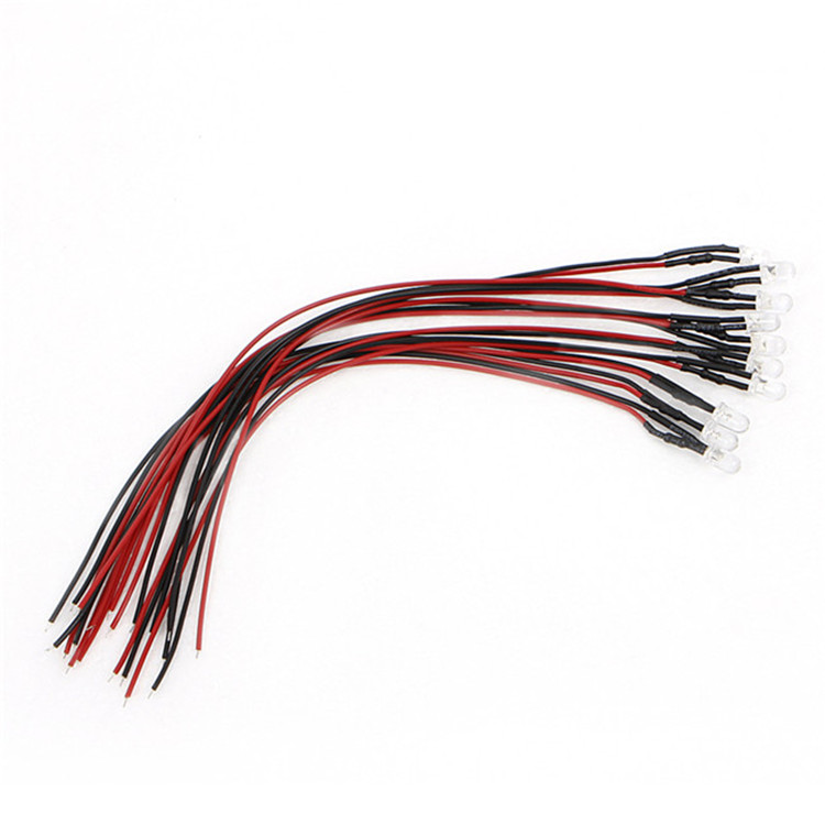 Лампы Диоды LedLightLamp HomeDecoration 20 см DC12V для DIY 10 шт./лот PreWired 5 мм