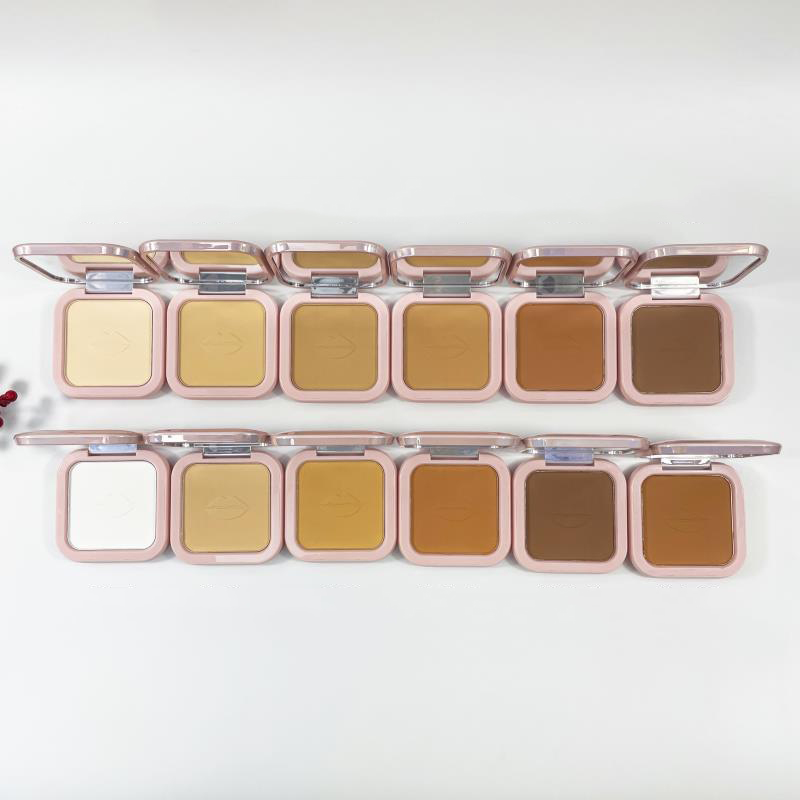 New Trending Waterproof 12 Colors Single Bronzer Pink Case Pressed Powder Contour Palette