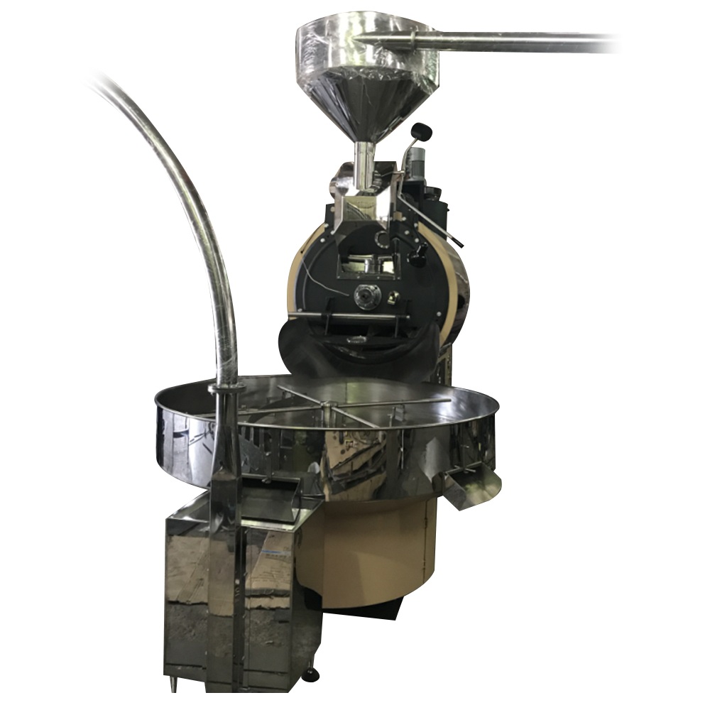 Middle-sized High Quality Low Temperature 60 KG Industrial Coffee Roaster