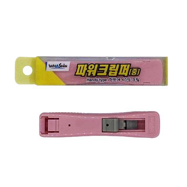 Popular paper manual clipper high quality plastic paper clipper