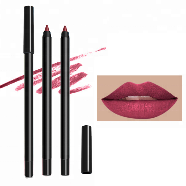 Waterproof Cosmetics Kissproof Lip Liner 8 Color Matte Lipliner Pencil Private Label