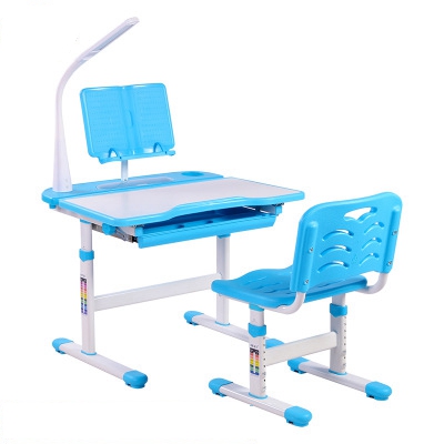Height Adjustable Desktop Large Storage Children Study Desk Kids Study Table With Storage Drawer Led