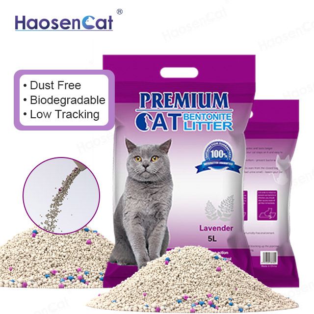 Large Wholesale Manufacturer Discounts Catlitter Kitty Sand Eco Friendly Meek Clumping Bentonite Cat Litter