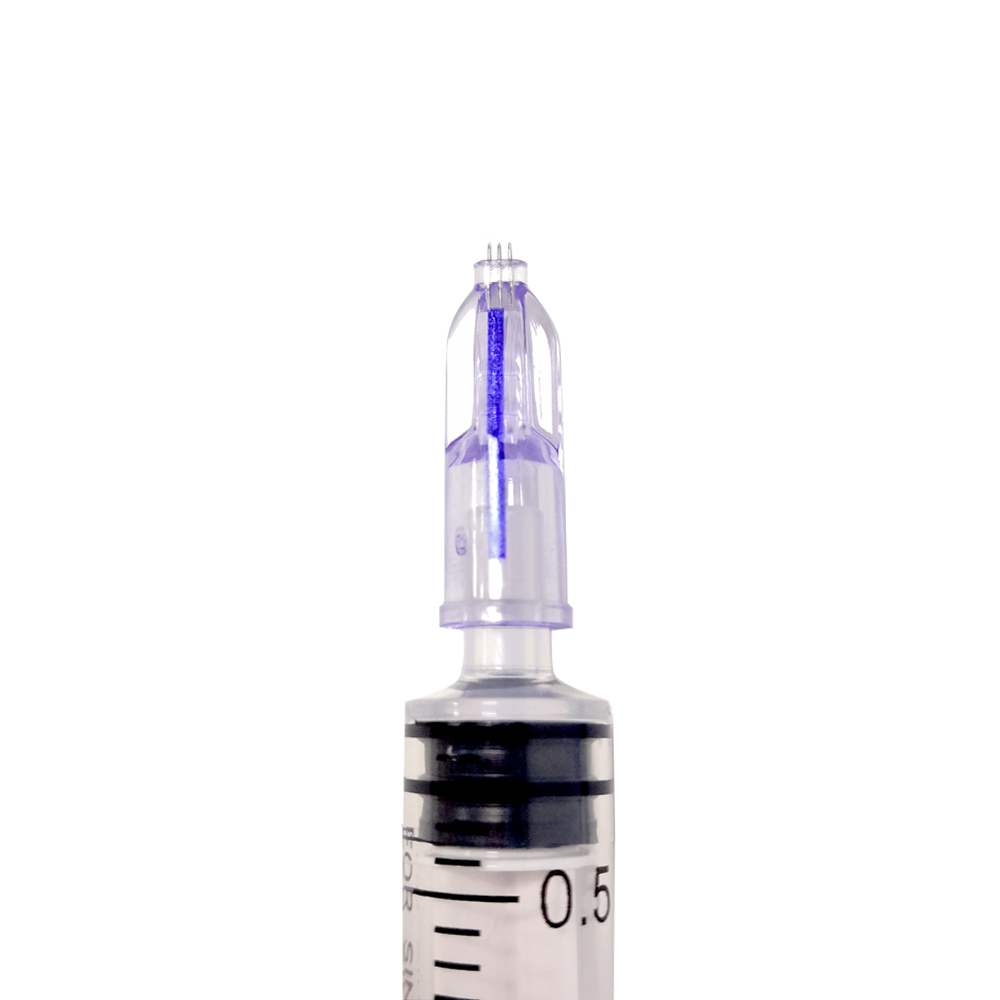 Disposable Mesotherapy Needle 34g 3 Pin Needles for Mesotherapy 1.0mm 1.2mm 1.5Disposable Mesothermm for Hyaluronic Acid Filler
