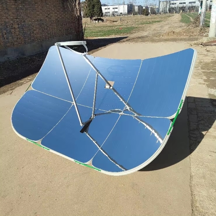 Rectangular Solar Thermal Energy Cooker for Boiling Water Porridge Steamed Buns Barbecue Stir-Frying