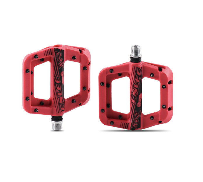Enlee Bicycle Pedals Nylon Fiber Ultra-light Mountain Bike 124*109mm nylon fiber pedals