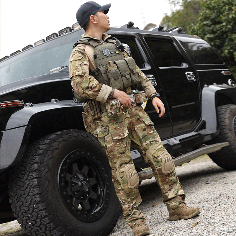 Emersongear G3 Camouflage Tactical Clothing Shirt Pants Frog Suit Combat Uniform Tactical Uniform With Knee Pads