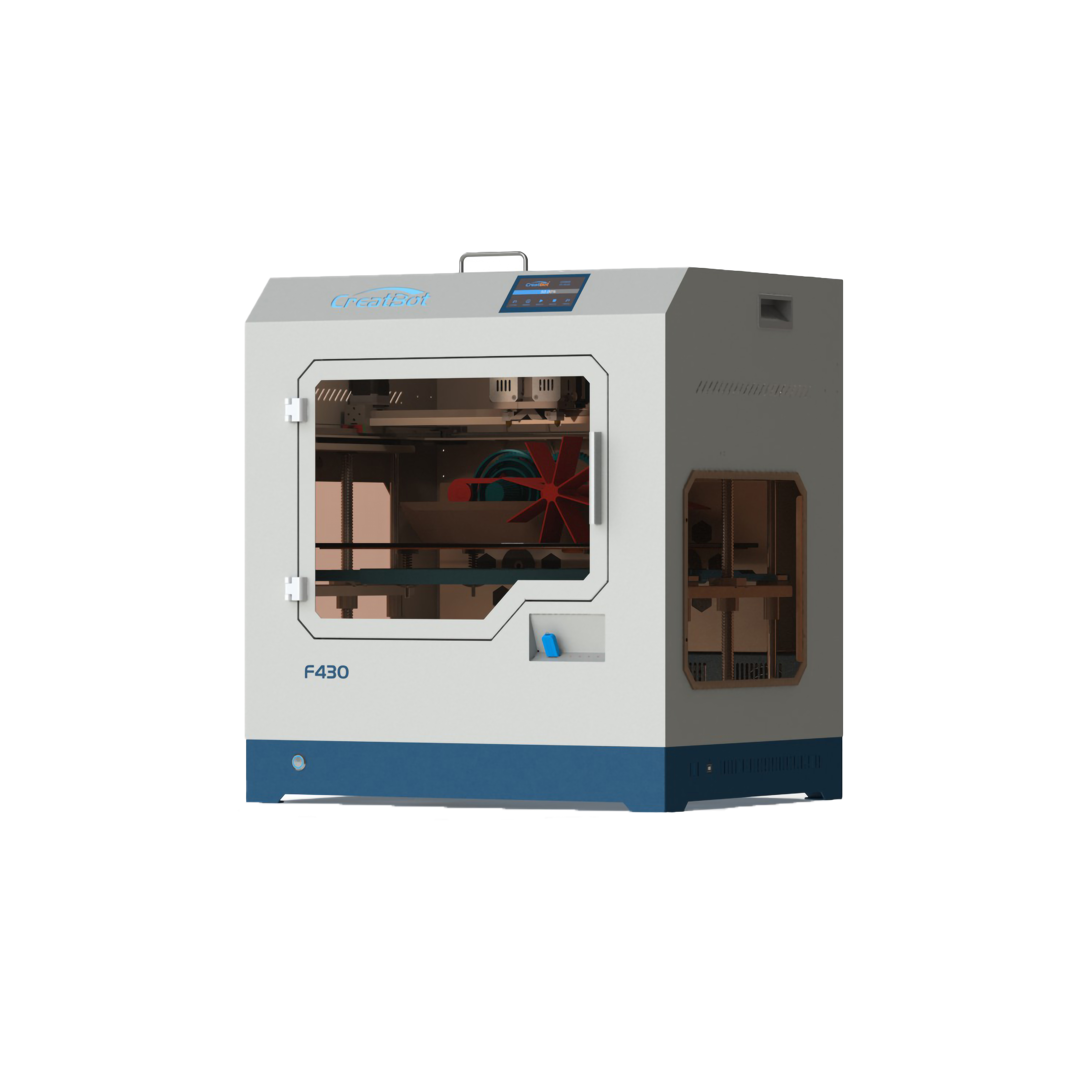 Машина для 3d домашней печати CreatBot F430, вытяжной капюшон для 3d принтера, 3d-строительная машина, тестораспылитель с 3d-печатью
