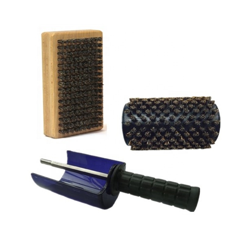 Source Factory Horsehair Ski Wax Brushes including Horsehair Wooden Block Ski Wax Brush or Ski Roto Brush