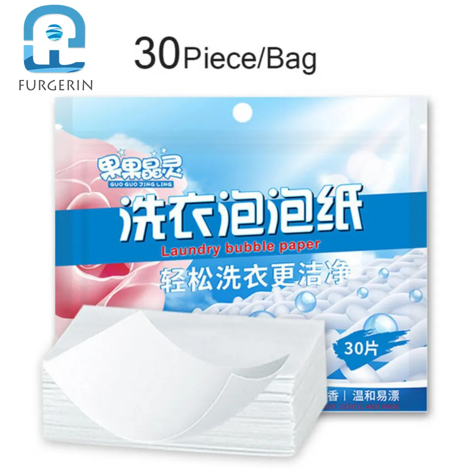 30pcs laundry tablet to clean washing machine with washing powder strong decontamination concentrated laundry tray