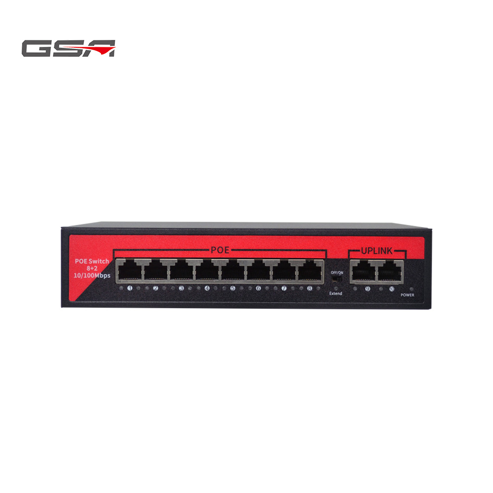 GSA Дешевые 8-канальный рое Switch 100 м Smart Ethernet переключатель выключатель питания для IP камера