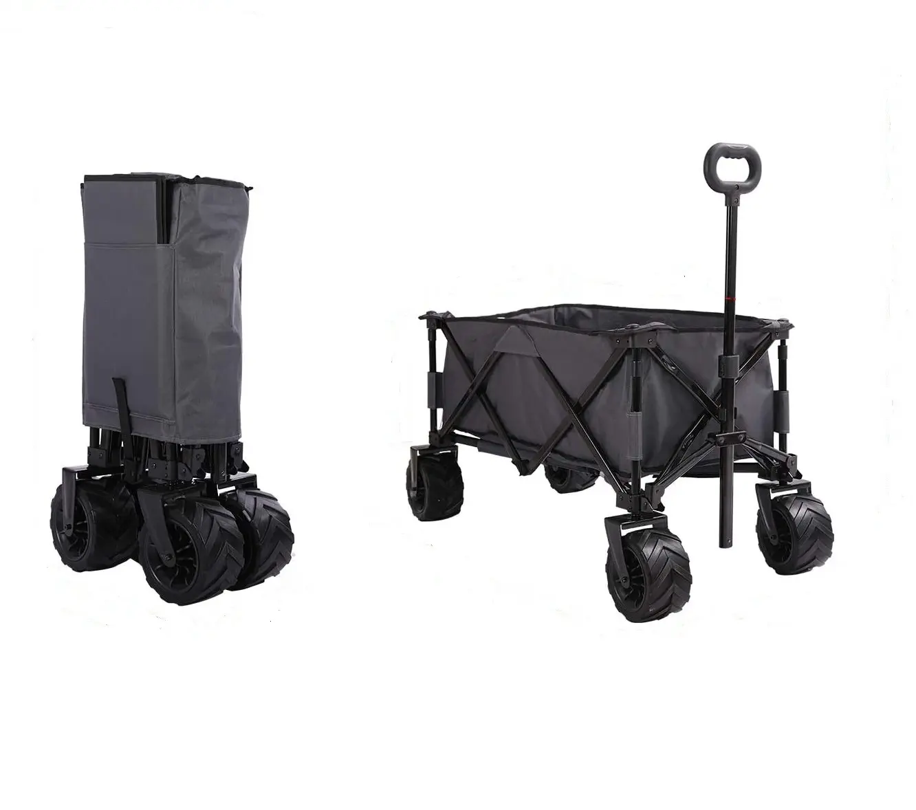 manufacturer garden cart beach folding wagon heavy duty outdoor blue foldable wagon easy carry