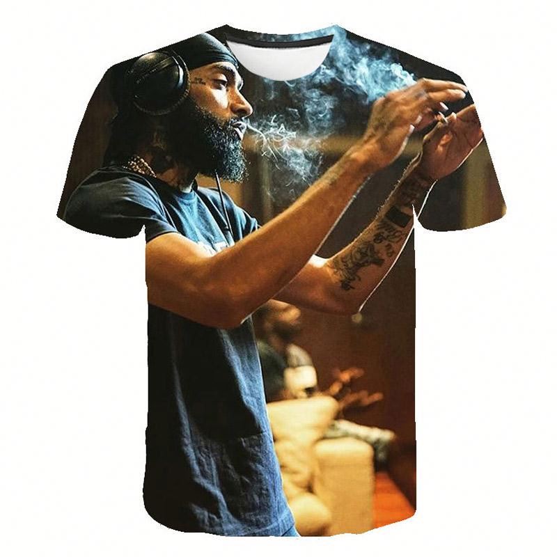 3d футболки Nipsey Hussle высококачественные футболки мужская одежда хип-поп топ Удобная горячая Распродажа футболка с коротким рукавом забавная футболка