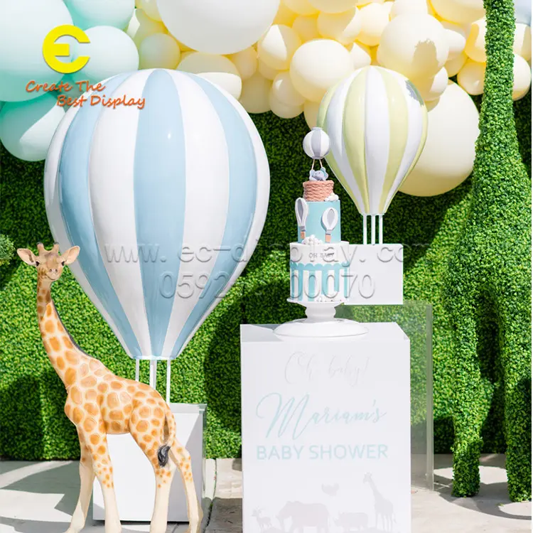 wedding event and party display props hot air balloons for birthday party