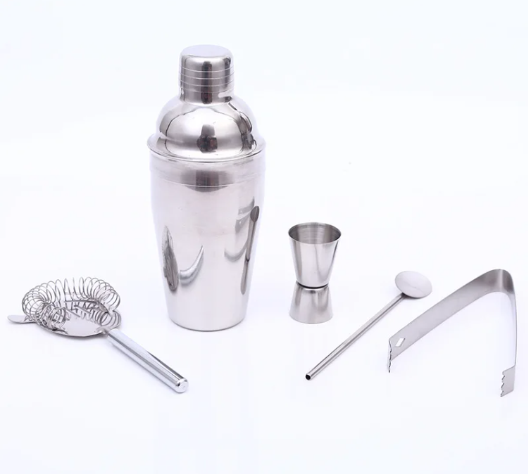 Shaker Set Measuring Jigger Stainless Steel 201 Martini Bartender Kit With All Bar Accessories Sets Tools