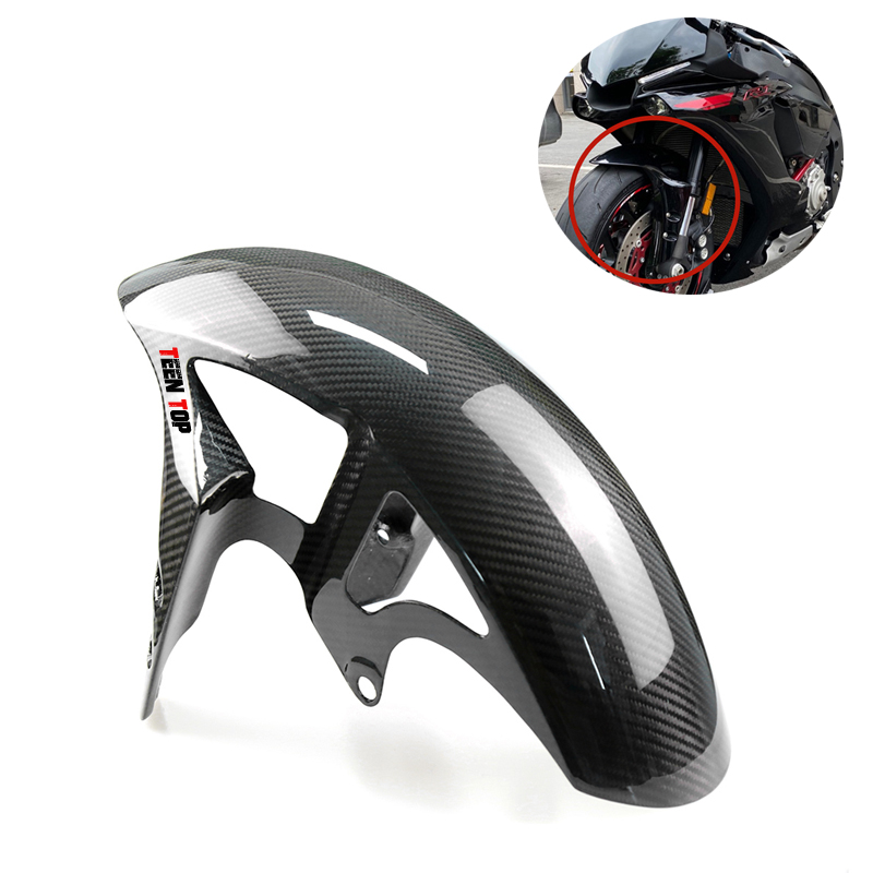 Twill Carbon Fiber Front Fender For Yamaha R1 R1M 2009-2017 Front Mudguard FZ-10 MT-10 2015-2017 R6 2017+ Wheel Guard Cover
