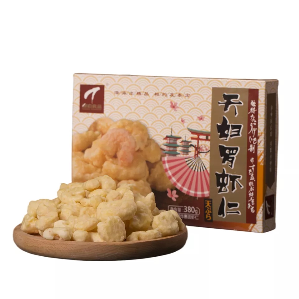 Отдельная вакуумная упаковка, вкусные креветки tempura для морепродуктов