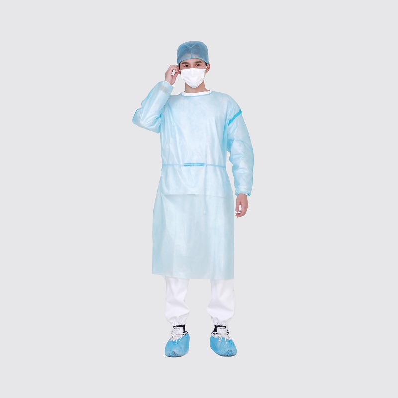 Rhycom PP + PE плетеный одноразовый медицинский Изоляционный Халат и безопасное платье