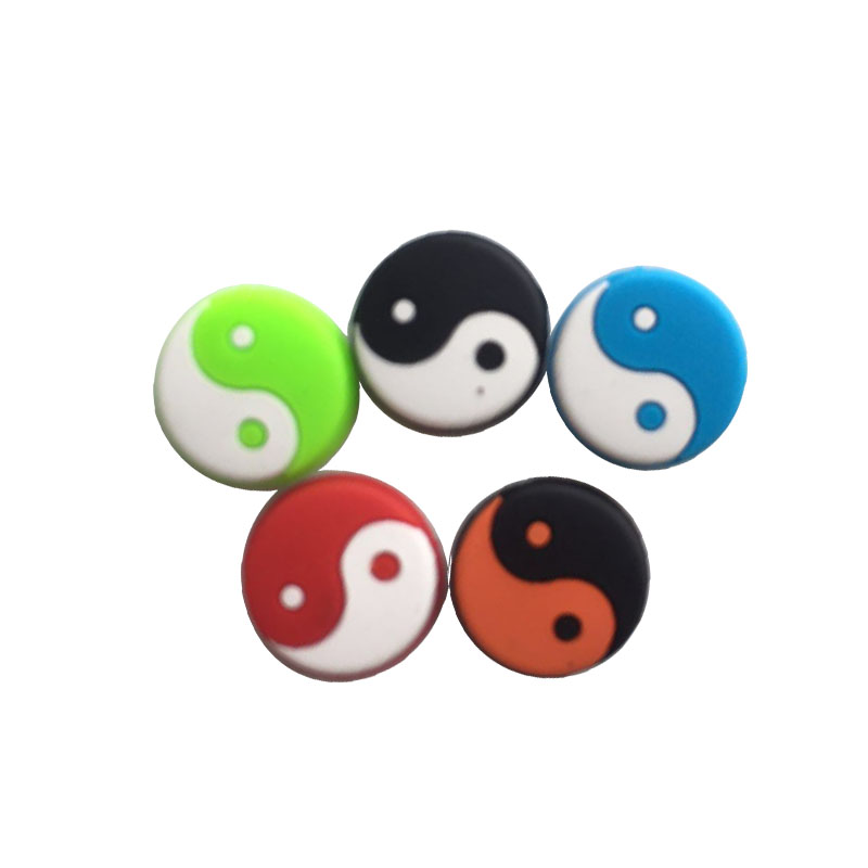 Uniker Sport Tai Chi Yin Yang Tennis Racquet Dampener Silicone Shock Absorber Accessories Gifts Custom Logo