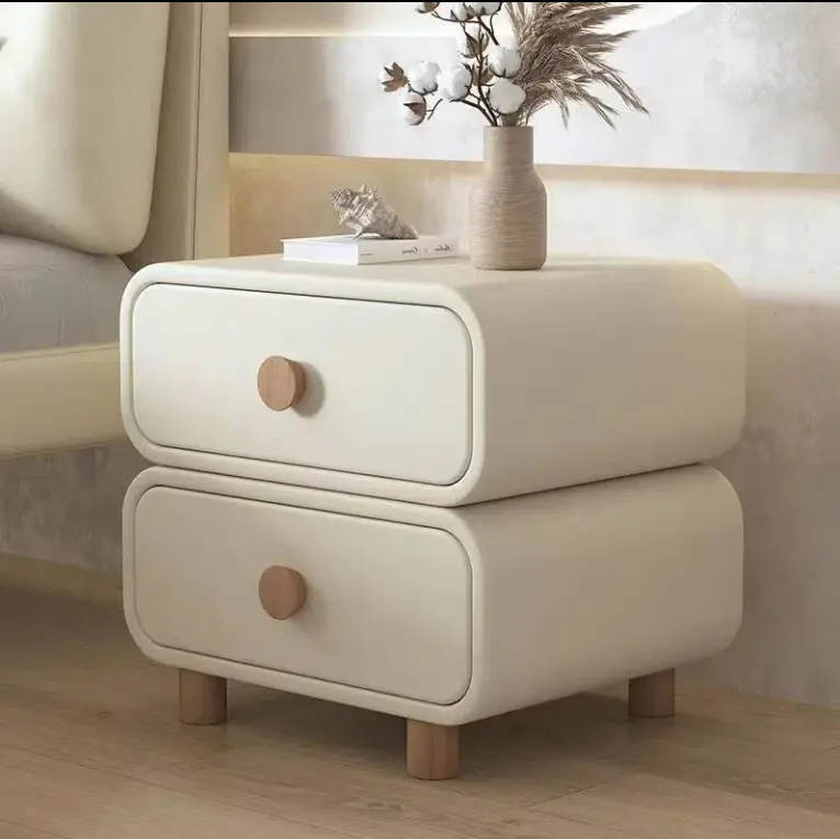 Modern Style Bedside Table Storage cabinet Nightstand Bedroom Night Table