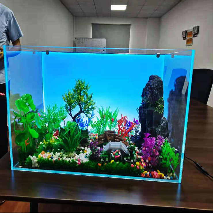 Аквариум цветная (RGB) садок для рыбы задних подсветок Led панель света