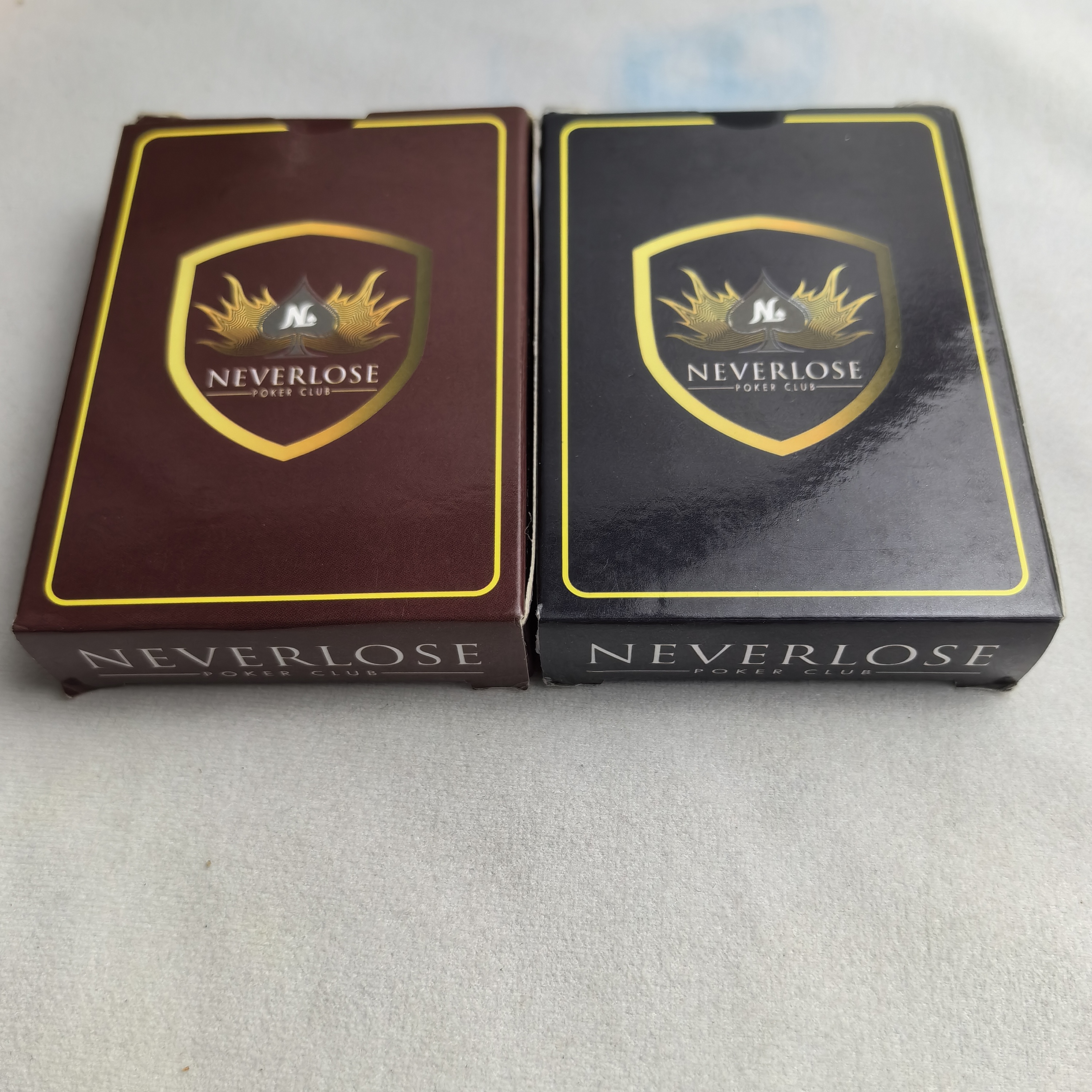 QINLONG Custom Logo Printed Bridge Playing Cards Red Blue Plastic Waterproof for Wooden Gold Foil PVC Made Durable Paper