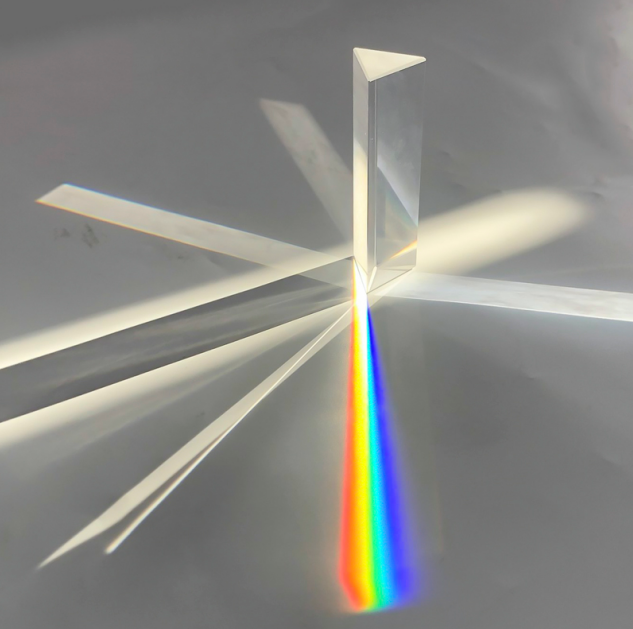 Высококачественная К9 оптическая стеклянная equilateral prism
