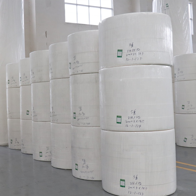 Bamboo pulp jumbo mother roll tissue Raw Material bamboo toilet paper Paper Mother Roll for making toilet paper