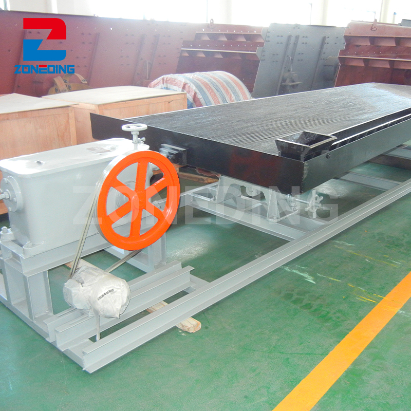 1t Small Vibrating Shaker Table Gold Ore Shaking Table for Mineral Gravity Separating