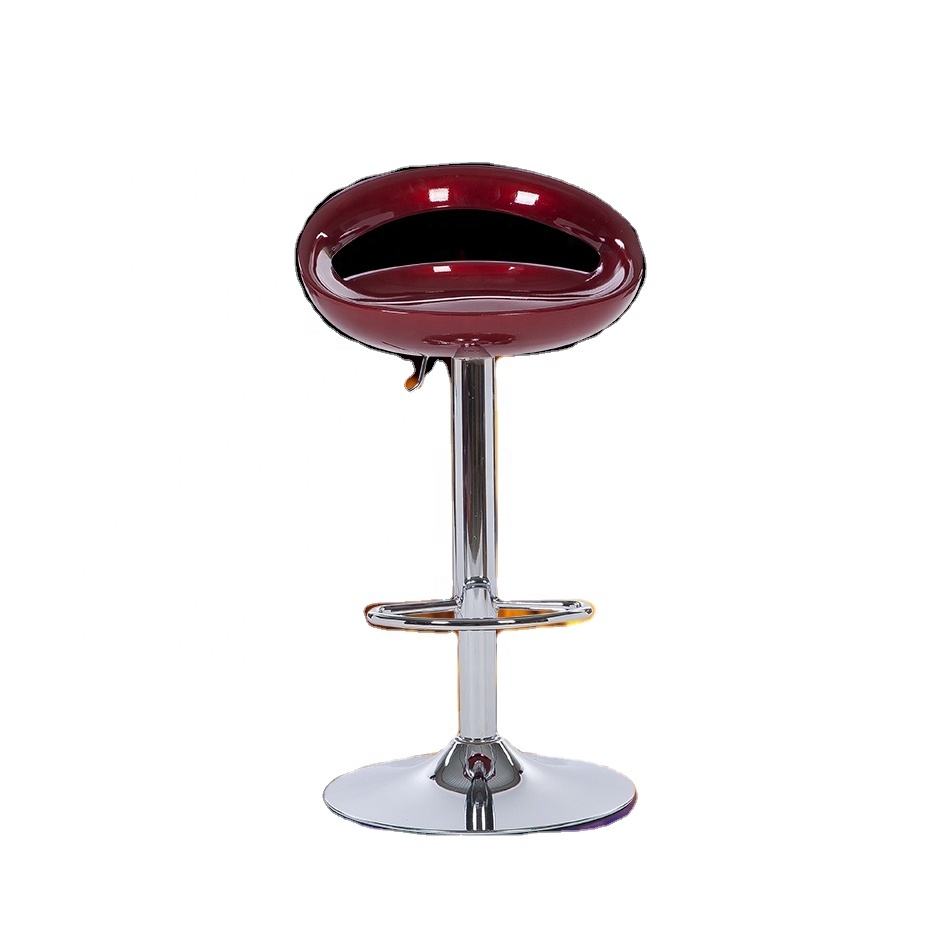 cheap European simple wrought iron high chair home bar chair lift swivel shop stool bar stool