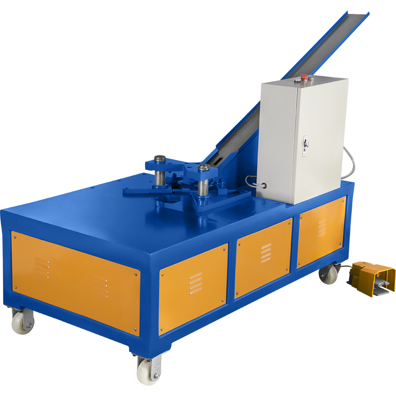 pneumatic square duct angle code installing machine