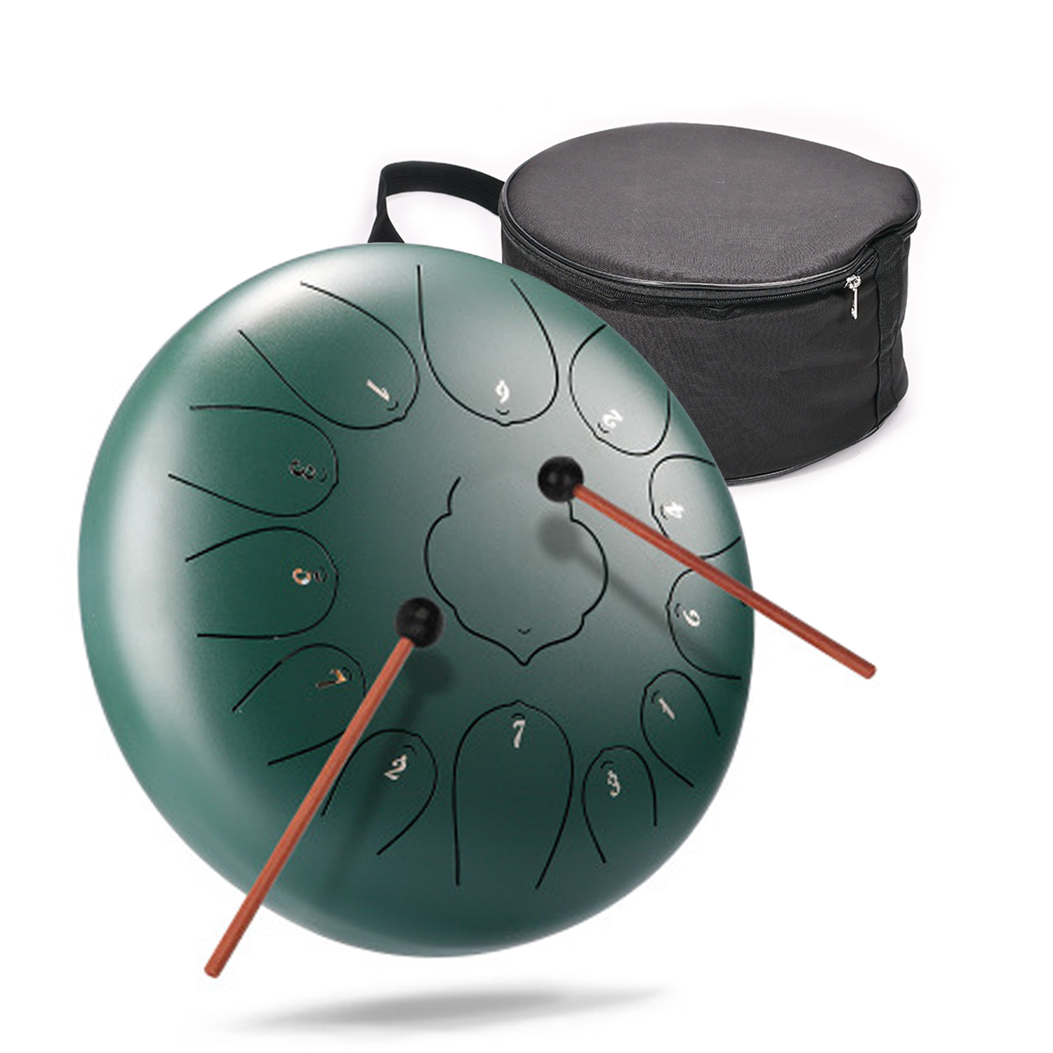 8 дюймовый стальной барабан для языка 11 оттенков Handpan медитация перкуссионный подарок воздушный барабан
