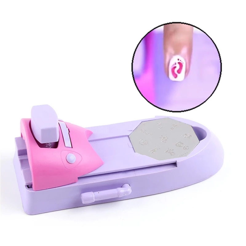 DIY Portable Nail Printer Art Stamping Tool Nail Polish Decoration Printer Machine Nail Stamper Set