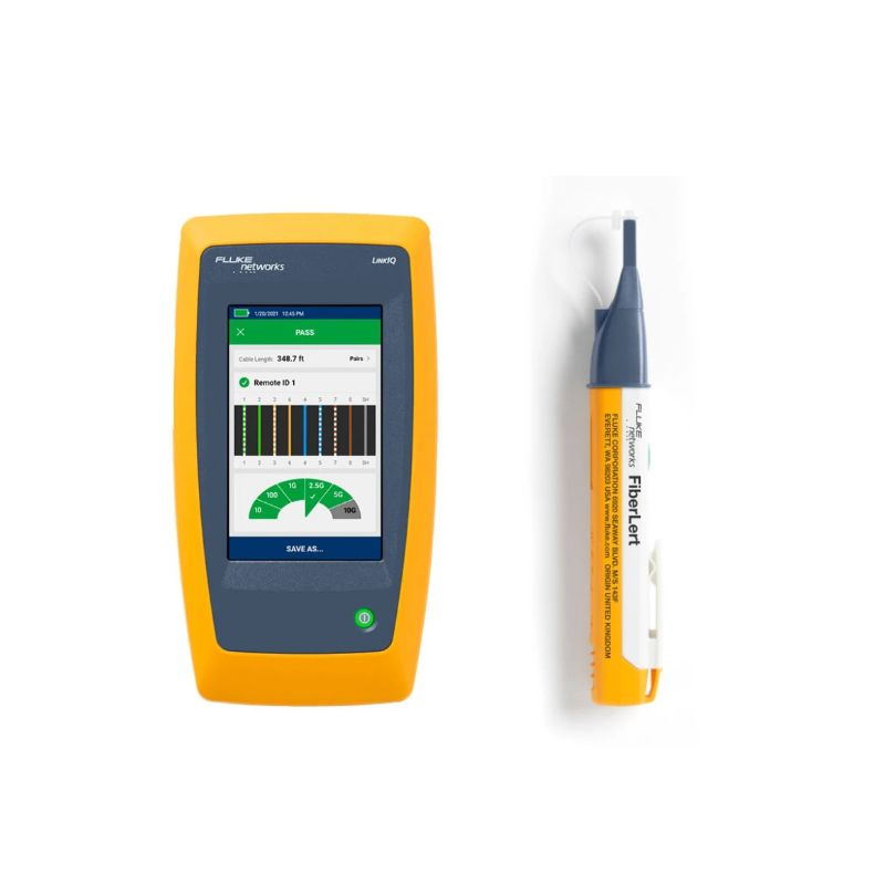 Fluke LinkIQ Kit 1 - Fluke LIQ-KIT LinkIQ кабель + сетевые электронные измерения в комплекте тестер и стандартный детектор живого волокна